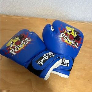 Blue Kids Boxing Gloves